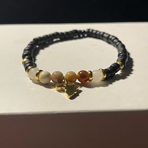 Eastern African sapphire harmony gemstone bracelet.